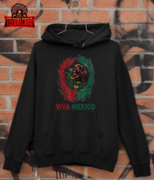 Mexican Viva Mexico Independence Day Flag women men Kids T-Shirt