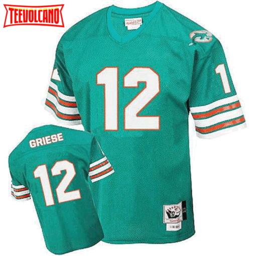 Miami Dolphins Bob Griese Aqua Throwback Jersey