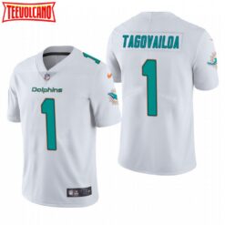 Miami Dolphins Tua Tagovailoa White Limited Jersey