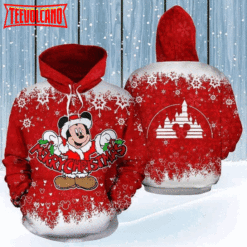 Mickey Merry Christmas 3D Printed Hoodie