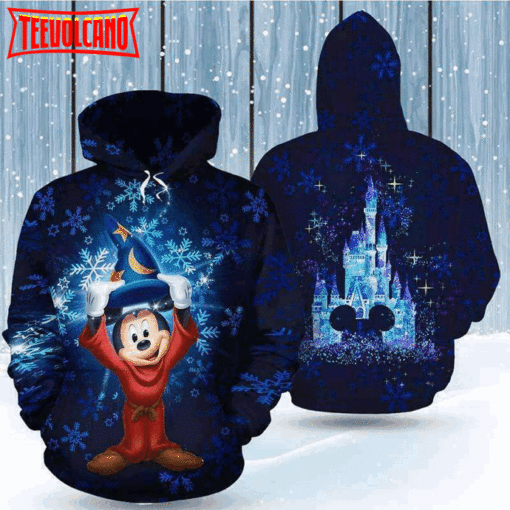 Mickey Mouse Fantasia 3D Printed Hoodie