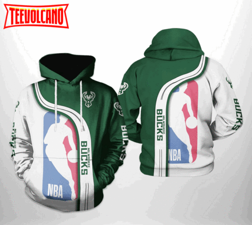 Milwaukee Bucks NBA Team 3D Printed Hoodie