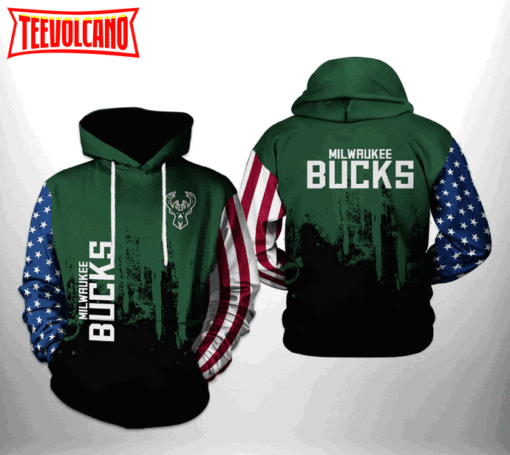 Milwaukee Bucks NBA Team US 3D Printed Hoodie