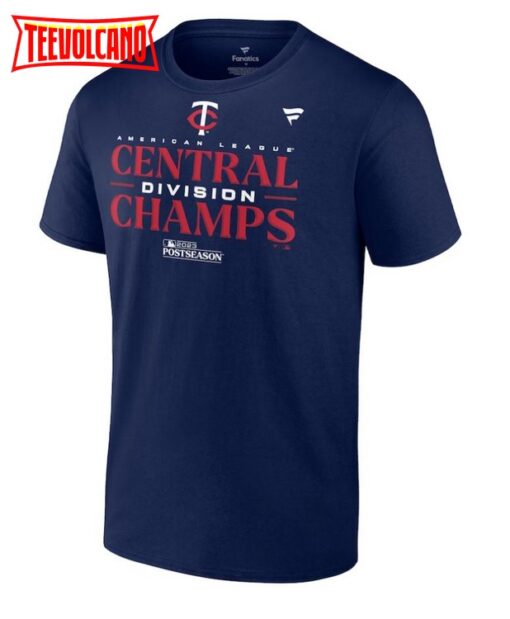 Minnesota Twins 2023 AL Central Division Champions Locker Room T-Shirt