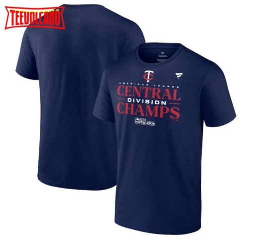 Minnesota Twins 2023 AL Central Division Champions Locker Room T-Shirt