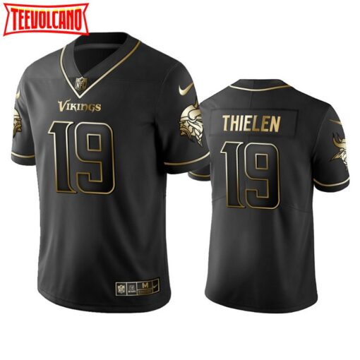 Minnesota Vikings Adam Thielen Black Golden Limited Jersey