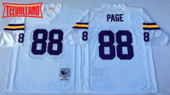 Minnesota Vikings Alan Page White Throwback Jersey