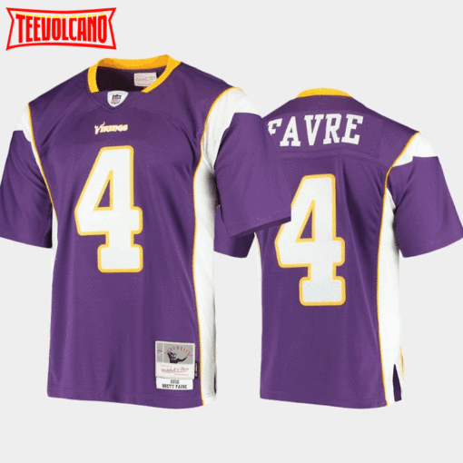 Minnesota Vikings Brett Favre Purple 2010 Throwback Jersey