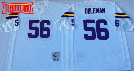 Minnesota Vikings Chris Doleman White Throwback Jersey