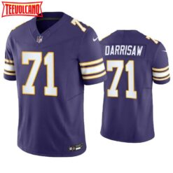 Minnesota Vikings Christian Darrisaw Purple Classic Jersey