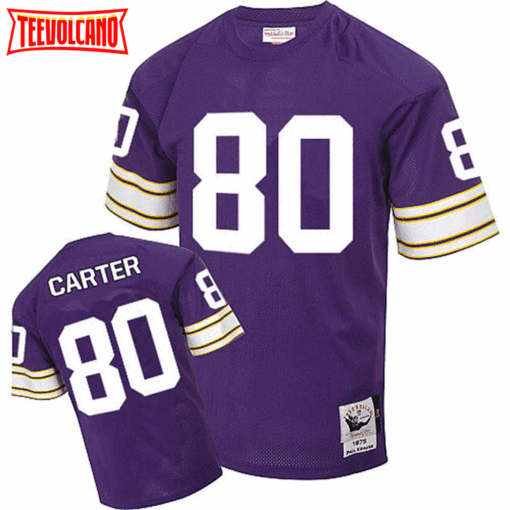 Minnesota Vikings Cris Carter Purple 1975 Throwback Jersey