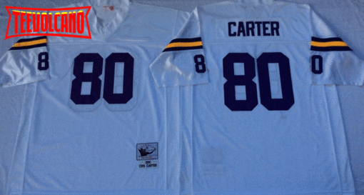 Minnesota Vikings Cris Carter White Throwback Jersey