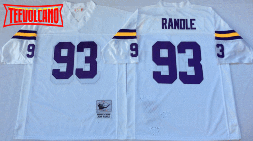 Minnesota Vikings John Randle White Throwback Jersey