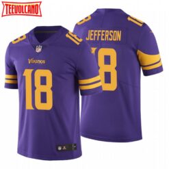 Minnesota Vikings Justin Jefferson Purple Color Rush Jersey