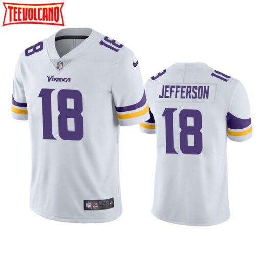 Minnesota Vikings Justin Jefferson White Limited Jersey