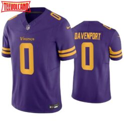 Minnesota Vikings Marcus Davenport Purple Limited Jersey