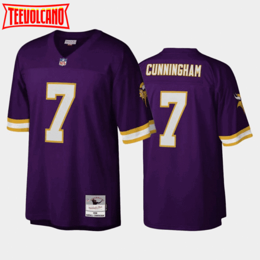 Minnesota Vikings Randall Cunningham Purple 1998 Throwback Jersey