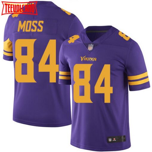 Minnesota Vikings Randy Moss Purple Color Rush Jersey