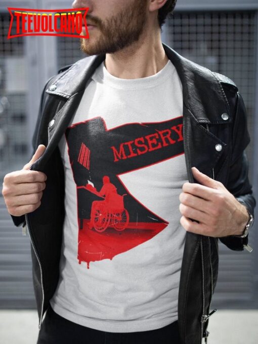 Misery Movie Poster T Shirt, 90s Horror Movie Graphic T Shirt