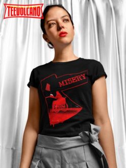 Misery Movie Poster T Shirt, 90s Horror Movie Graphic T Shirt