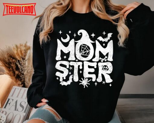 Momster Sweatshirt, Halloween Mom Sweatshirt, Funny Halloween Shirt