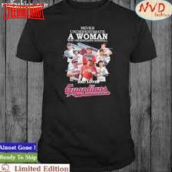 Never underestimate a Woman who understands football and loves Cleveland Guardians 2023 shirt