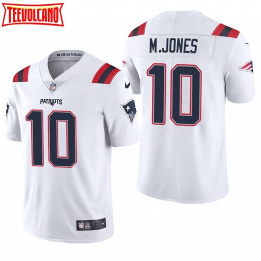 New England Patriots Mac Jones White Limited Jersey