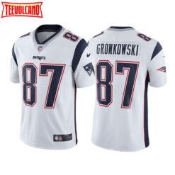 New England Patriots Rob Gronkowski White Limited Jersey