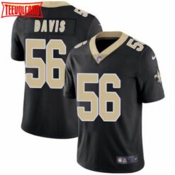 New Orleans Saints Demario Davis Black Limited Jersey