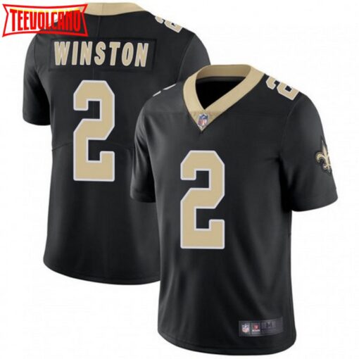 New Orleans Saints Jameis Winston Black Limited Jersey