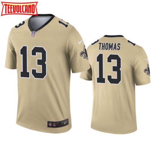 New Orleans Saints Michael Thomas Gold Inverted Limited Jersey