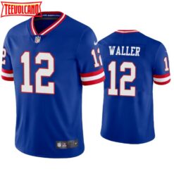 New York Giants Darren Waller Classic Royal Throwback Jersey