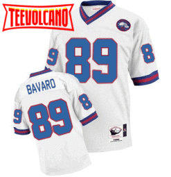 New York Giants Mark Bavaro White Spider Patch Throwback Jersey