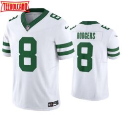 New York Jets Aaron Rodgers White Legacy Limited Jersey