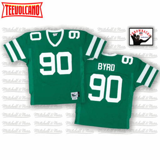 New York Jets Dennis Byrd Green 1989 Throwback Jersey