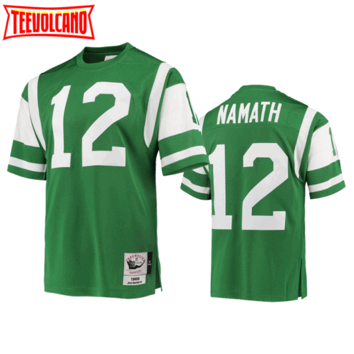 New York Jets Joe Namath Green 1968 Throwback Jersey