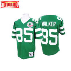 New York Jets Wesley Walker Green Throwback Jersey