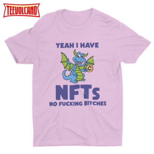 NFT No Fucking Bitches, Funny Meme Tshirt, Streetwear Graphic T Shirt