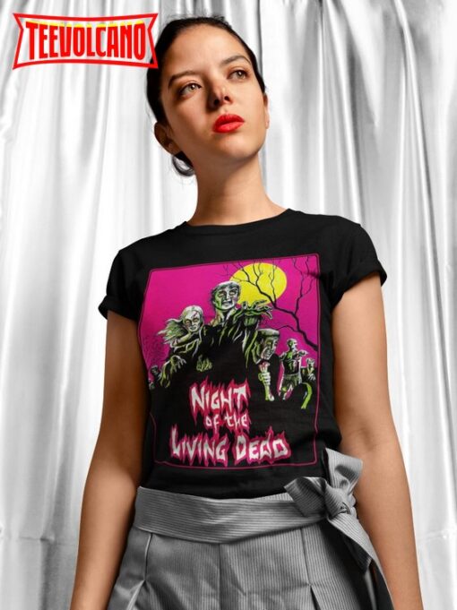 Night of the Living Dead Graphic 70’s Horror Movie Shirt