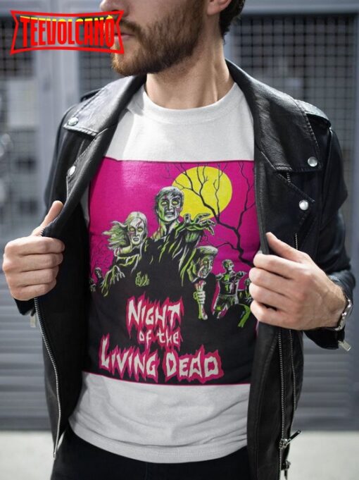 Night of the Living Dead Graphic 70’s Horror Movie Shirt