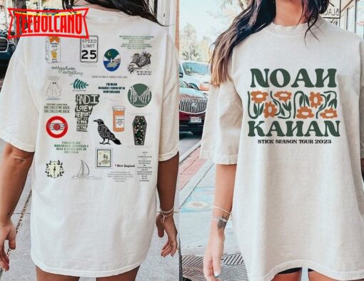 Noah Kahan Stick Season 2023 Tour Shirt, Noah Kahan Folk Pop Music Shirt