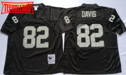 Oakland Raiders Al Davis Black Throwback Jersey