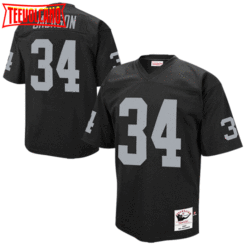 Oakland Raiders Bo Jackson Black 1987 1990 Throwback Jersey