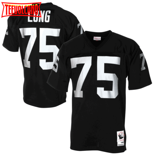 Oakland Raiders Howie Long Black Throwback Jersey