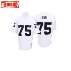 Oakland Raiders Howie Long White 1987 Throwback Jersey