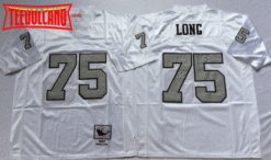 Oakland Raiders Howie Long White Throwback Jersey