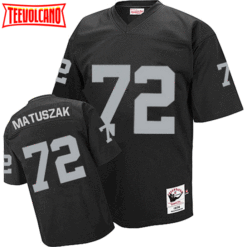 Oakland Raiders John Matuszak Black Throwback Jersey