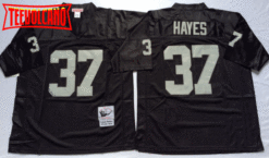 Oakland Raiders Lester Hayes Black Throwback Jersey