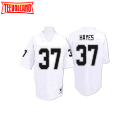 Oakland Raiders Lester Hayes White Throwback Jersey