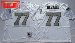 Oakland Raiders Lyle Alzado White Throwback Jersey